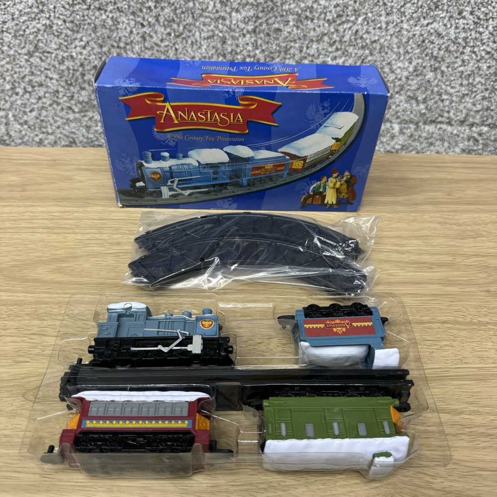Vintage 20th Century Fox Anastasia Train Set 1997 Burger King Promo Toy NEW